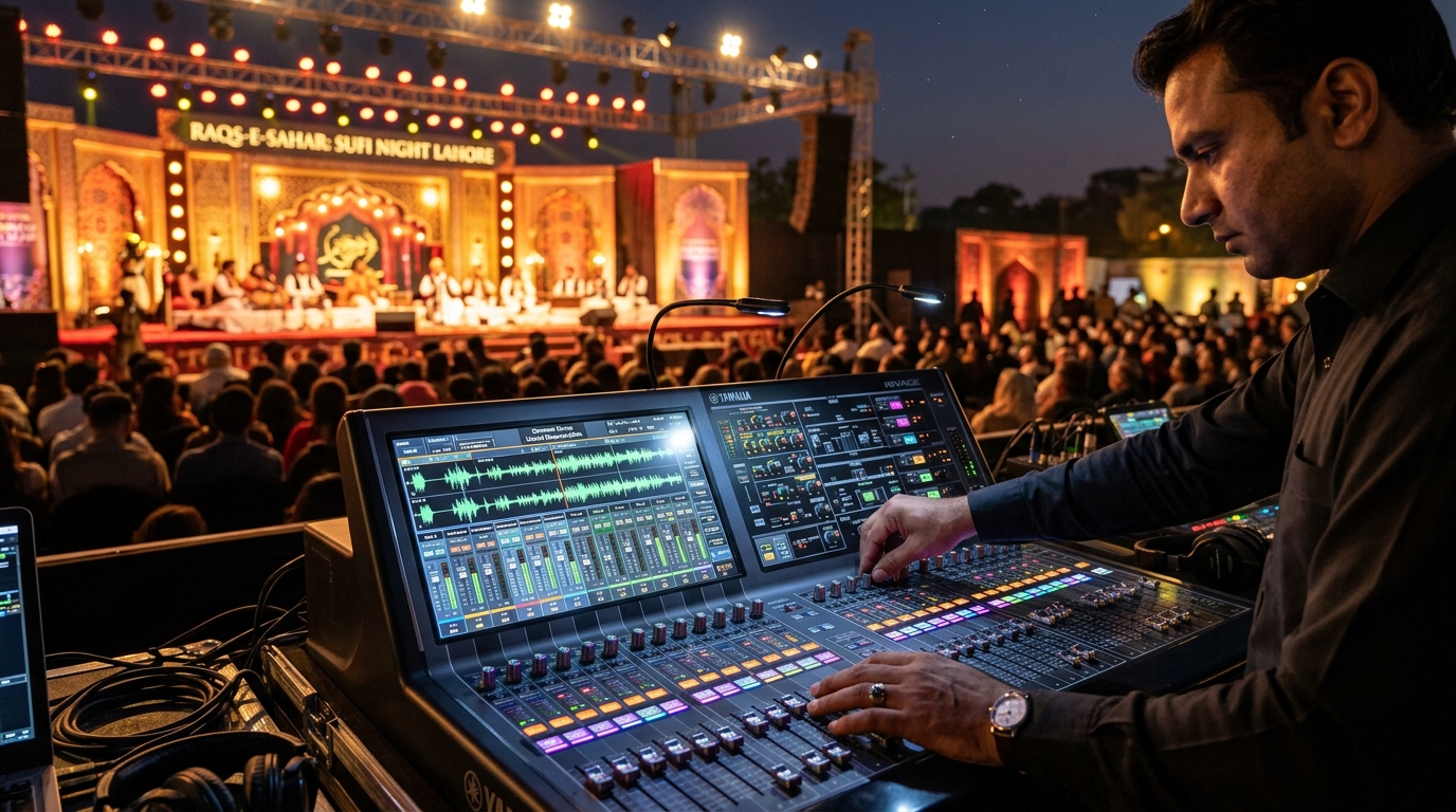 Front of House Digital Audio Mixing & Line Array
